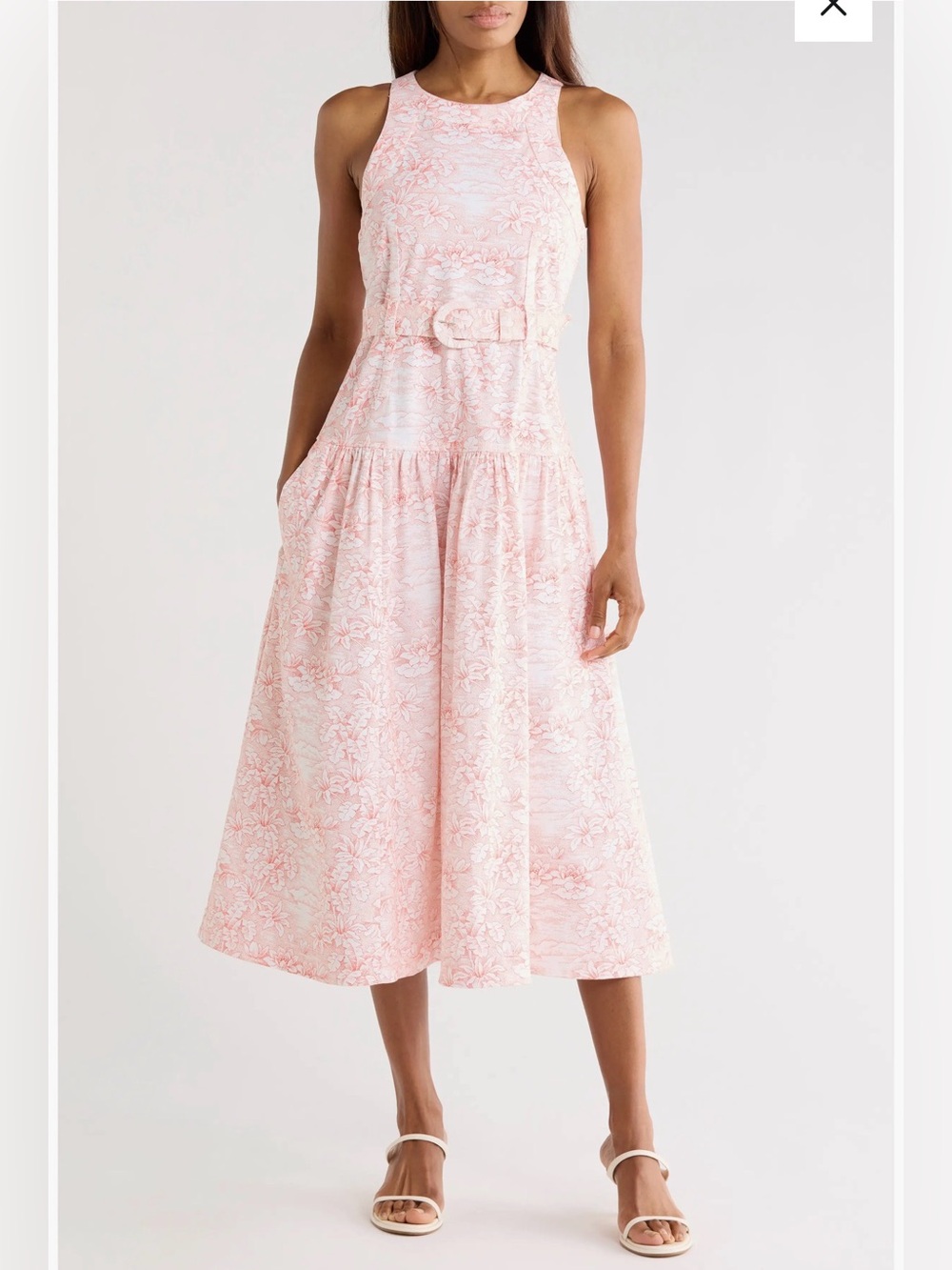 Cinq à Sept Zoey sleeveless Belted dress